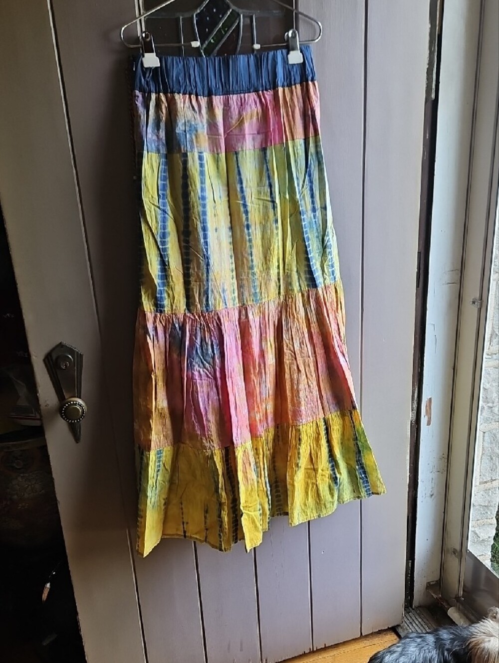 Double D Ranch Boho/Western Tiered Tie Dye Maxi Skirt - Picture 6 of 9
